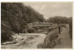 (50) Very Old Postcard - UK - 1913 - Leven Bridge - Fife