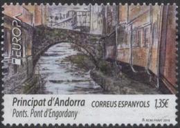 Mint Stamp  Europa CEPT Bridge 2018 From Andorra - 2018