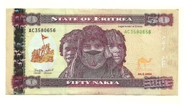 Eritrea - 50 Nakfa 2004    +++++++ - Erythrée