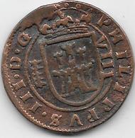 Espagne - Philippe III - 1598-1621 - Cuivre - Monete Provinciali