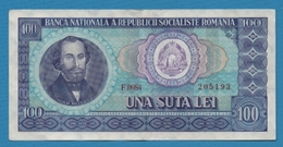 ROMANIA 100 Lei Nicolae Balcescu	1966	Serie F.0084 KM# 97 - Rumänien