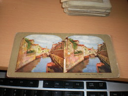 Street Scene Venice Italy - Stereoscopes - Side-by-side Viewers