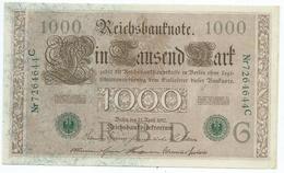 Billet Neuf 1000 Mark 1910 Grand Billet Marks Reichsbanknote Germany - 1000 Mark