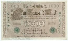 Billet Neuf 1000 Mark Reichsbanknote Germany 1910 - 1000 Mark