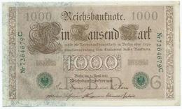 Billet Neuf 1000 Mark Reichsbanknote Germany 1910 - 1.000 Mark