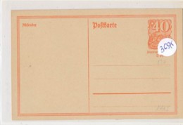 Philatélie - 36375 - Allemagne - Entier Postal Deutsches Reich 40 Pf  ( Catégorie, Nature,  état... Voir Double Scan) - Cartoline