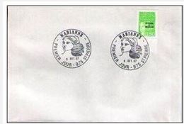 FDC Saint Pierre Et Miquelon Marianne Du 14 Juillet Bdf ( Luquet ) 3,50F 08-10-1997 - FDC