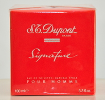 S.T. Dupont Signature Pour Homme​ Eau De Toilette Edt 100ML 3.3 Fl. Oz. Spray Perfume Man Rare Vintage Old 2000 New - Herren