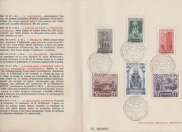 Luxemburg1938 St. Willibrord 6v Used  Leaflet 1st Day (F7580) - Cartas & Documentos