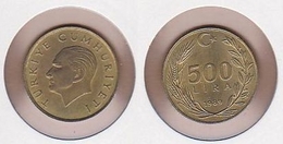 AC - TURKEY ​500 LIRA 1989 BRASS COIN KM # 989 UNCIRCULATED - Unclassified