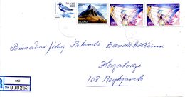 ISLANDE. N°696 De 1992 Sur Enveloppe Ayant Circulé. L'Europe Et L'espace. - 1992
