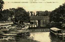 94........Val De Marne....Villeneuve St Georges...les Bords De L'yerres...la Passerelle - Ivry Sur Seine