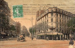 ¤ Paris 13éme - Carrefour Des Avenues De Choisy Et Rue De Tolbiac (carte Toilée) - District 13