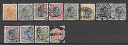 DANEMARK - 1919 - YVERT N° 105/115 OBLITERES - COTE = 105 EUR. - Used Stamps