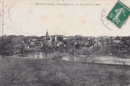 86 / GENCAY / VUE GENERALE AVEC VUE DE LA RIVIERE LA BELLE / RARE - Gencay