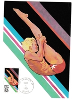 Plongeon - Los Angeles 1984 - Olympics Jeux Olympiques - Natation - Salto De Trampolin