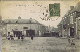 72 - Luché-Pringé (Sarthe) - Place De L'Eglise - Luche Pringe