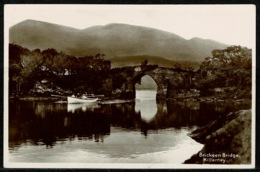 Ref 1235 - Early Real Photo Postcard - Rowing Boat Brickeen Bridge Killarney - County Kerry Ireland Eire - Kerry