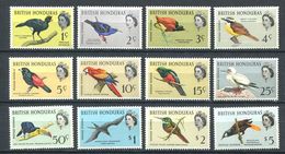 239 HONDURAS BRITANNIQUE 1962 - Yvert 170/81 - Oiseau Elizabeth II - Neuf **(MNH) Sans Trace De Charniere - British Honduras (...-1970)