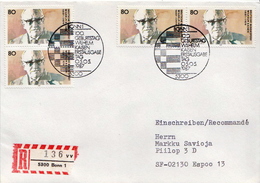 Postal History Cover: Germany Stamps On Registered Cover - Andere
