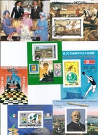 LOT 7 BLOCS Dont Chess World Championship, Football World, Olympic Games - Vrac (max 999 Timbres)