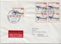 Postal History Cover: Germany Stamps On Express Cover - Vliegtuigen