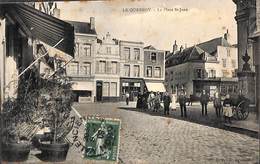 59 - Le Quesnoy - La Place St Jean (très Belle Carte Animée, Commerces, 1908, Edit Laffineur Samin LS) - Le Quesnoy