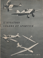 L'aviation Légère Et Sportive - Doc. Francaise Illustrée N°111 Mars 1956 - 31 Pages Bon état - Aviazione