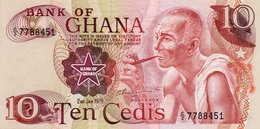 GHANA 10 CEDIS 1987 UNC  P-16 - Ghana