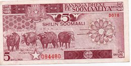 SOMALIA-5 Shilin Soomaali/Somali Shillings 1987  P-31 AUNC - Somalie