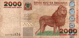 TANZANIA 2,000 Shilingi/Shillings 2003 P-37 - Tanzania