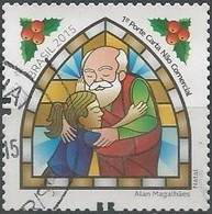 LSJP BRAZIL CHRISTMAS GRANDFATHER AND CHILD 2015 - Used Stamps