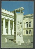 Deutschland SCHWERIN Markt Löwendenkmal Gesendet 1997 Mit Briefmarke - Schwerin