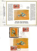 " ANGE " Sur LOT (Feuillet CEF + Enveloppe 1er Jour + Carte Maximum) De 1980 D'ANDORRE. N°YT 290. Parfait état. FDC / CM - Religione