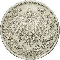 Monnaie, GERMANY - EMPIRE, 1/2 Mark, 1913, Berlin, TTB+, Argent, KM:17 - 1/2 Mark