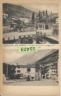 Veneto-verona-cassone Sul Garda Malcesine Vedute Ponte Di Cassone Paese Case Negozio Alimentari Animata Anni 40 - Otros & Sin Clasificación