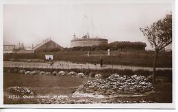 Real Photo Postcard, 21733 - Coast Guard Station, Clacton On Sea. Buildings, Landscape. - Clacton On Sea