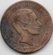 Espagne - 10 Centimos - 1878 - First Minting