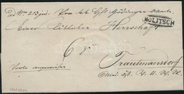 1838 Portós Levél / Unpaid Cover 'HOLITSCH' - Trautmansdorf - Otros & Sin Clasificación