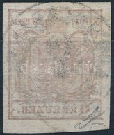 O 1850 6kr Sötétpirosas Barna HP I. Gépszínátnyomattal / Dark Reddish Brown With Machine Offset. Certificate: Steiner - Altri & Non Classificati