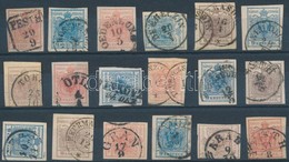 O 1850 18 Db Bélyeg Szép Bélyegzésekkel / 18 Stamps With Nice / Readable Cancellations - Autres & Non Classés
