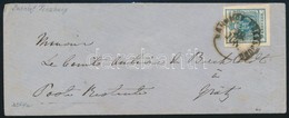 ~1855 9kr MP III. Levélen / On Cover 'BAHNHOF PRESSBURG' - Other & Unclassified