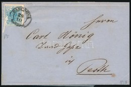 1856 9kr MP III. Lemezhibával / Plate Flaw 'PANCSOVA' - Pesth - Sonstige & Ohne Zuordnung