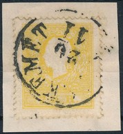 1858 2kr I. élénk Sárga Szín, Centrált / Yellow, Centered '(KECS)KEMÉT' (Ferchenbauer EUR 630,-) Certificate: Steiner - Autres & Non Classés