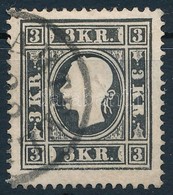 O 1858 3kr Fekete Ib. Szépen Centrált / Black, Centered '(B)ARTFEL(D)' Certificate: Steiner - Otros & Sin Clasificación