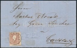 Ca. 1858 10kr I. Elfogazva Levélen / Shifted Perforation On Cover 'OKUCANE' - Sonstige & Ohne Zuordnung