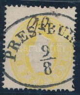 O 1861 2kr 'PRESSBUR(G)' + Kézírásos Szám / Handwritten Number - Otros & Sin Clasificación