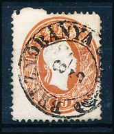 O 1861 10kr 5 Kimaradt Foglyuk / Perforation Error Above ,,BREZNÓBANYA' - Otros & Sin Clasificación