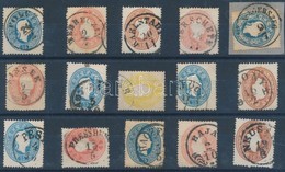 O 1861 15 Db Bélyeg Szép / Olvasható Bélyegzésekkel / Nice And Readable Cancellations - Sonstige & Ohne Zuordnung