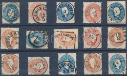 O 1861 15 Db Bélyeg Szép / Olvasható Bélyegzésekkel / Nice And Readable Cancellations - Altri & Non Classificati